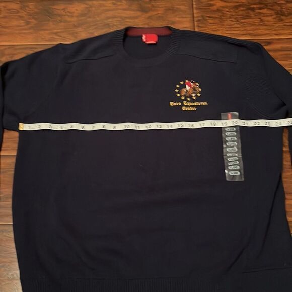 Vintage 2003 Levi’s Blue Euro Equestrian Brand New Sweater - Picture 5 of 12